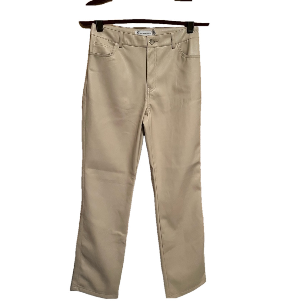 NEW YORK & CO~FAUX LEATHER PANTS~SM